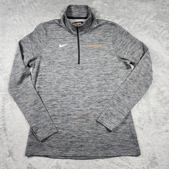 Florida State Seminoles Jacket Womens XL Gray NCAA Football Nike 1/4 Zip Top - Picture 2 of 12